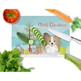 thumbnail image 2 of Carolines Treasures Christmas Tree and Papillon Glass Cutting Board Large 12H x 16W multicolor, 2 of 2