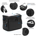 thumbnail image 4 of Bike Handle Bag With Transparent Smartphone Pocket, Double Zipper Closure Large Pocket, Suitable For 4.5 6.5 Inch Mobile Phones, 4 of 7