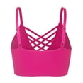 thumbnail image 3 of KOGMO Women's Front V-Lattice Bralette with Adjustable Straps and Removable Bra Pads, 3 of 6