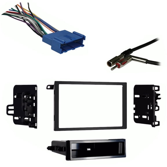 Fits Oldsmobile Intrigue 1998-2001 Metra Double DIN Dash Kit with Harmony Radio Harness