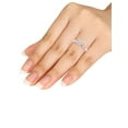 thumbnail image 5 of 1/4 Carat T.W. Diamond Cluster 10kt Rose Gold Engagement Ring, 5 of 5
