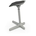 thumbnail image 2 of MooreCo Elate Perch 33.8" Adjustable Polyurethane Stool with Steel Base in Black, 2 of 11