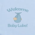thumbnail image 2 of CafePress - Welcome Baby Luke Infant Bodysuit - Baby Light Bodysuit, Size Newborn - 24 Months, 2 of 4