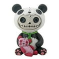 thumbnail image 2 of SUMMIT COLLECTION Furrybones Pandie Signature Skeleton in Panda Bear Costume with Pink Teddy Bear, 2 of 2