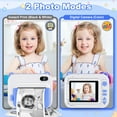 thumbnail image 6 of Aikidkit Kids Camera Instant Print with 2.4in Flip Screen and 32GB SD Card, Toy Camera for Girls Boys 3-12 Years Best Birthday Gifts, Blue, 6 of 11
