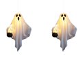 thumbnail image 2 of Halloween Decorations Outdoor - Light Up Hanging Swing Ghost with Cauldrons, Spooky Cute Ghosts Decorations for Front Porch Yard Tree, 2 of 6