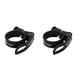 thumbnail image 1 of Eigraketly Tija de sillín de bicicleta de aluminio, ultraligera, de liberación rápida, para bicicleta de carretera, MTB, montaña, tija de sillín, negro 31.8 mm 2piezas Eigraketly  CBP099385, 1 of 5