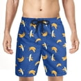 thumbnail image 1 of Pantalones cortos con estampado de plátano para hombre, pantalones cortos informales de playa, patrón 3d completo, pantalones cortos sueltos con estampado divertido, ropa de calle deportiva Fivean unisex, 1 of 2