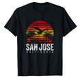 thumbnail image 1 of AALJY San Jose California CA Vintage Retro Distressed Style Gift T-Shirt, 1 of 5