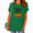 Green, variant on UNISHE Halloween Pumpkin Bow Short Sleeve Crewneck Graphic Tee
