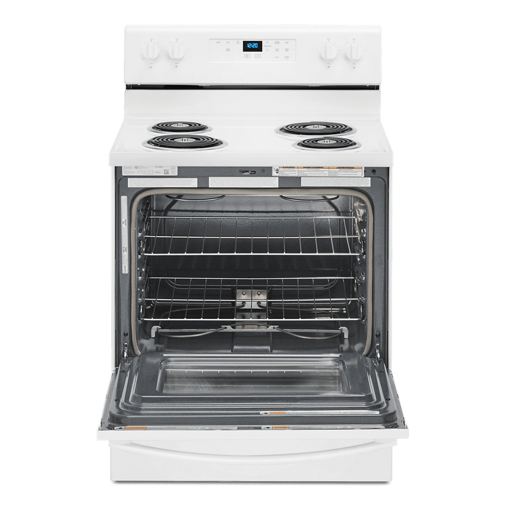 WHIRLPOOL 4.8 cu. ft. Whirlpool(R) electric range with Keep Warm setting WFC315S0JW