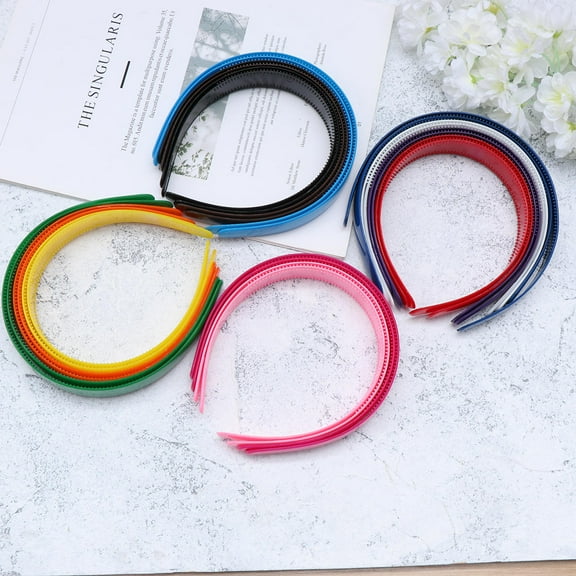 Worgeous Wide Plastic Headband Anti-slip Hair Accessories for Women for Daily Life 24Pack
