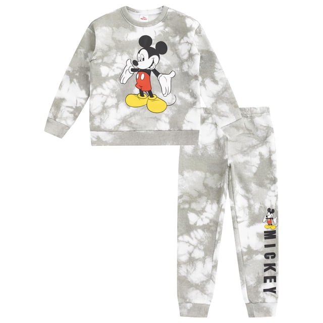 Conjunto de ropa: camisa y pantalones de manga larga de Mickey Mouse de Disney