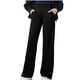 thumbnail image 2 of Cowsor Wide Leg Pants for Girls High Waist Relaxed Dress Pants with Pockets, 2 of 7
