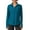 Blue Green, variant on Women's UPF 50+ Sun Shirts Quick Dry Quarter Zip Pullover Long Sleeve Workout Running Golf Beach Tops Loose Fit