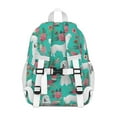 thumbnail image 3 of Great Pyrenees Dog and Flower Backpack for School,Cute School Bag,Schoolbag with Adjustable Shoulder Straps & Padded Back,15"x11.42"x5.5", 3 of 6