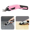 thumbnail image 6 of Portable Electric Fabric USB Box Cutter for Leather Carpet Crafts Sewing Cloth Fabric Leather Pink, 6 of 8