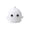 E003- Style C, variant on Ghost Decor, Halloween Plush, Funny Affirmation, Yarn Halloween Toys, 4X2 Inch Cute Crochet White Ghost Figure, Lightweight Compact Decor Piece for Home and Workspace Setup