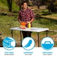 thumbnail image 4 of Mesa Plegable Rectangular 1.22m ajustable Lifetime Lifetime Comercial ligero, 4 of 8