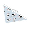 thumbnail image 6 of Bingfone Cute Farm Cow-Washable Dog Scarf Triangle Adjustable Puppy Bandana Bib Handkerchief For Medium Large Dog Cat, 6 of 9