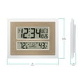 thumbnail image 6 of La Crosse Technology Atomic Digital White & Champagne Contemporary Clock, 512-14937-Int, 6 of 9