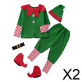 thumbnail image 1 of Disfraz de ,Disfraz de navideño Disfraces de Halloween,Conjunto de ropa de disfraces de Navidad,traje de cosplay,Vestido de noche con medias altas y sombrero de fiesta a, 1 of 8