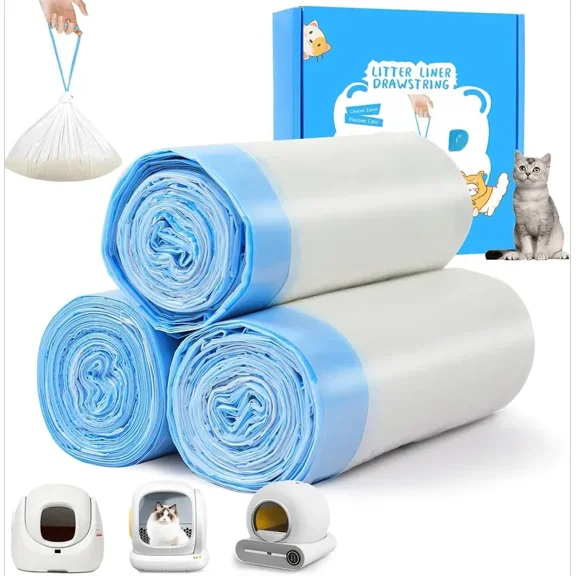 Cat Litter Bags for Automatic Litter Box Extra-Thick Cat Litter Box Liners for MeoWant/catlink/Tonepie Toilette