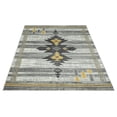 thumbnail image 7 of Abani Porto Collection Area Rug Mid Century Modern Bedroom Living Room Decor Floor Rug 5 x 8 Grey Yellow, 7 of 7