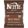 Kettle Brand Potato Chips, Sea Salt Kettle Chips, Snack Bag 1.5 oz