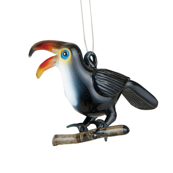 Toucan Glass Christmas  Christmas XMAS Ornament