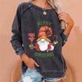 thumbnail image 1 of EGNMCR Noël Sweatshirt Mode Women Imprimé Manches Longues Confortable Respirant Col Rond Sweatshirt, 1 of 5
