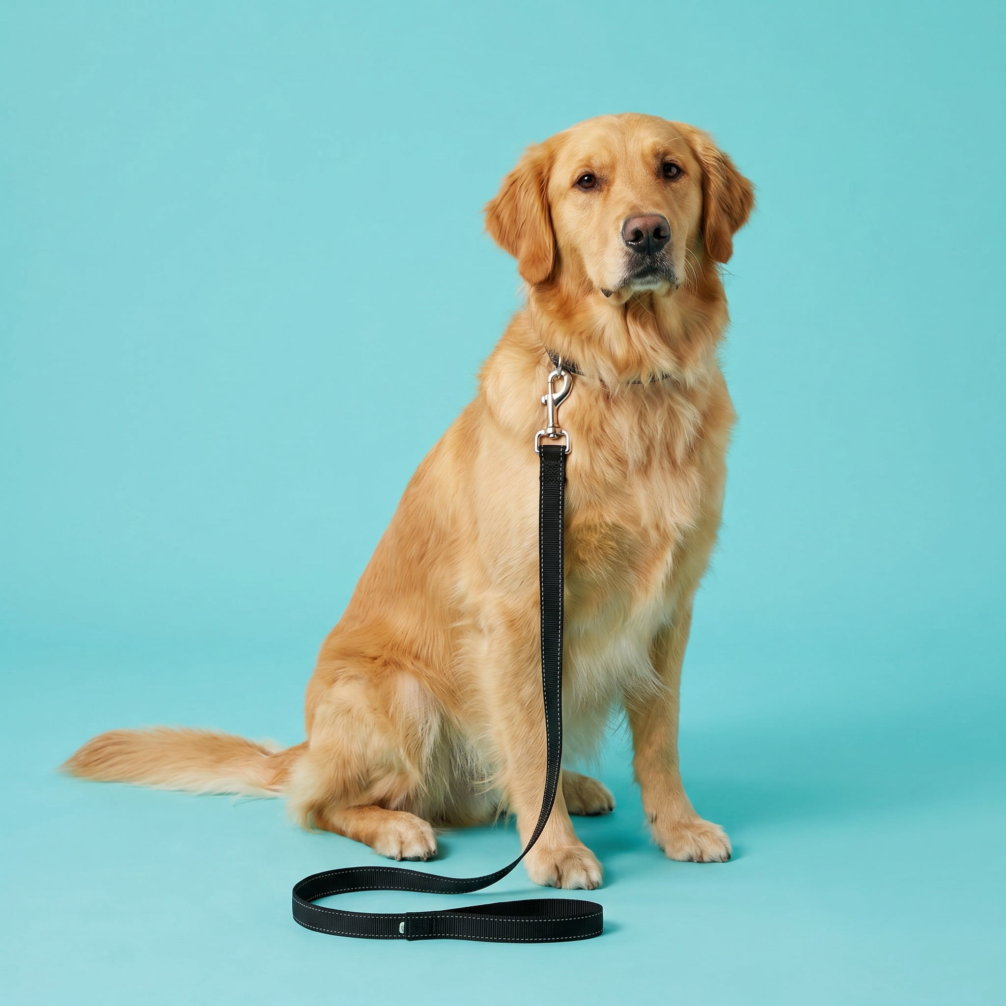 Vibrant Life Training Leash and Tie-Out for Dogs, 20 ft, Black