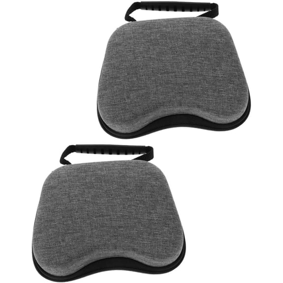 2pcs Rugged Game Controller Case for Pro Controller and 360 Portable Travel Storage Pouch for Gamers Protective Carrying Case Organizer