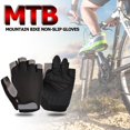 thumbnail image 4 of Guantes de ciclismo de medio dedo Antideslizante Transpirable MTB Bike Hombres Mujeres Guante deportivo Hugtrwg  Para estrenar, 4 of 5