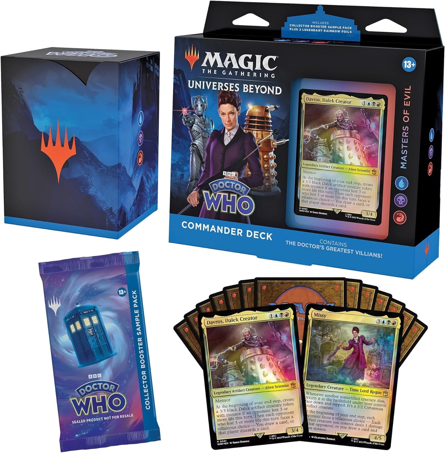 Magic: The Gathering Doctor Who Commander Deck, 98 Cards, 50 New