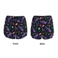 thumbnail image 3 of Gukieu Colorful Vintage Cactuses Print Women's Sports Shorts with Drawstring Elastic Waistband for Running, Yoga, Fitness-X-Large, 3 of 7
