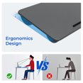 thumbnail image 2 of Baokaler Portable Lap Desk for Laptop, Laptop Bed Table with Handle Fits up to 15.6 inches Laptop Tray with Mouse Pad & Phone Holder, Laptop Stand 21.1"x12", Silver Carbon, 2 of 9