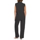 thumbnail image 3 of INSPIRAR CHIC Conjunto de 2 Piezas para Mujeres, Outfits Casuales, Blazer Sin Mangas y Pantalones Anchos Elegantes, Talla XL, Negro, 3 of 6