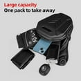 thumbnail image 7 of Compact Motorcycle Waist Bag, Multifunctional Drop Leg Bag, Outdoor Travel Hiking Cycle Leg Bag Waterproof Hard Shell Large Capacity, Bag for Hiking, Traveling, Black, 7 of 7