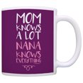 thumbnail image 1 of ThisWear Nana Gifts Grandma Mom Knows a Lot Nana Knows Everything Grandma Coffee Mug Grandma Coffee Cup Grandma 11 ounce Coffee Mug, 1 of 4