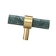 thumbnail image 5 of Tiradores de mármol para armarios, tiradores robustos y elegantes para cajoneras de baño, armarios, muebles de cocina y cómodas. Verde de 35x60 mm, 5 of 9