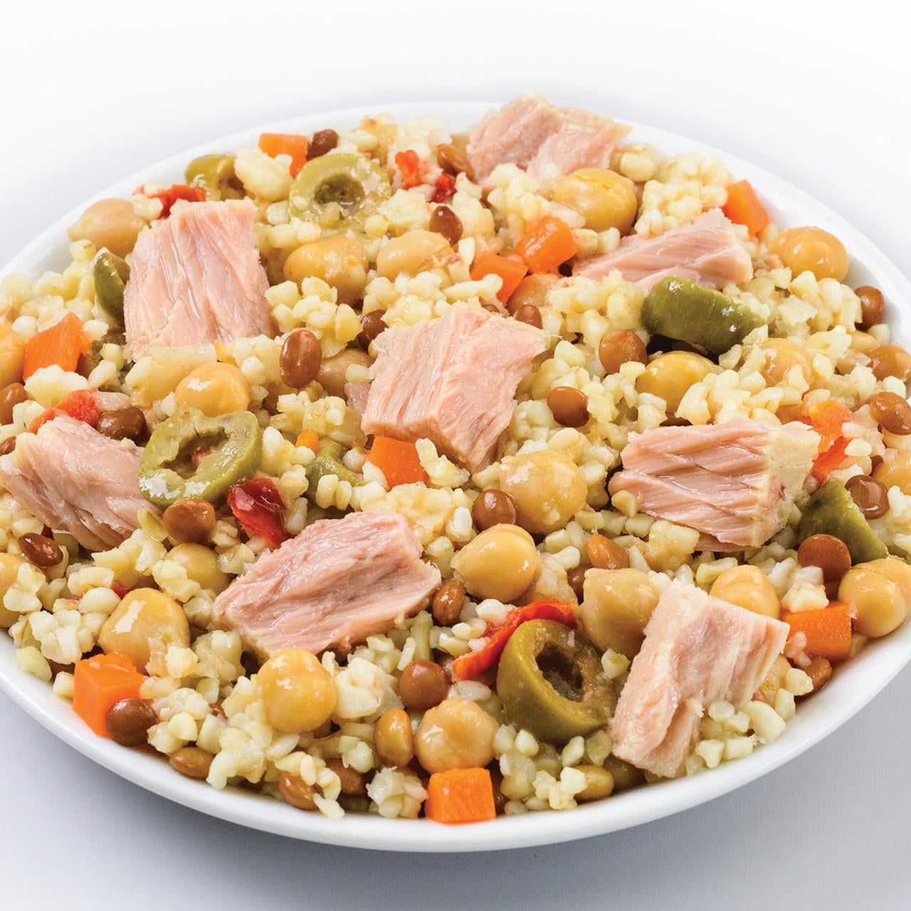 (6 pack) Genova Premium Tuna Mediterranean Lentil & Grain Salad Bowl 7.76 oz.