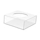 thumbnail image 2 of Caja de exhibición cuadrada perfecl para pasteles suministros para fiestas soporte de exhibición de alimentos 20cmx20cmx10cm, 2 of 8