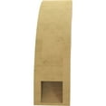 thumbnail image 4 of Ekena Millwork 5"W x 12"D x 16"H Ozark Rough Cedar Woodgrain TimberThane Knee Brace, Primed, 4 of 6