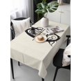 thumbnail image 2 of Letter C Rectangle Tablecloth, Monogram Words Waterproof & StainResistant Tablecloth, Washable Oil-proof Table Cover for Dining/Party/Wedding/Camping/Buffet 60x120 In, 2 of 9