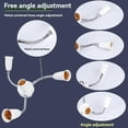 thumbnail image 3 of E27 LED Bulb Splitter Adapter Adjustable Light Holder Socket Converter for Home Office Exhibitions Light Holder 6 Heads, 3 of 5