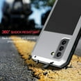 thumbnail image 4 of UUCase Metal Case Compatible with Samsung S24,360° Full Body Protective Cover Heavy Duty [Tough Armour] Aluminum Alloy Shockproof Case Built-in Screen Protector for Samsung Galaxy S24,Black, 4 of 7