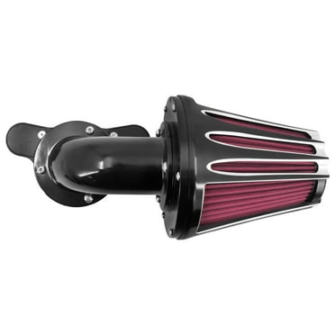 Black Cone Air Filter Red Intake For Harley Sportster 883 1200 48 72 2004-2022