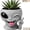 Type-b, variant on Fun Alien-Faced Planter, Resin Head Flower Pot for Indoor Succulents & Cacti, Cute Desk Decor with Smile, Unique Gift for Gardening Lovers
