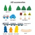thumbnail image 2 of Y-Loong Kids Electric Train Set Wooden Railway Toys Learning Educational Toys, 2 of 5